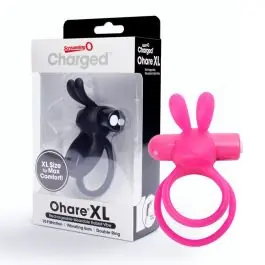 Place Order Charged - Ohare XL Rechargeable Rabbit Vibe Cockring by Screaming O