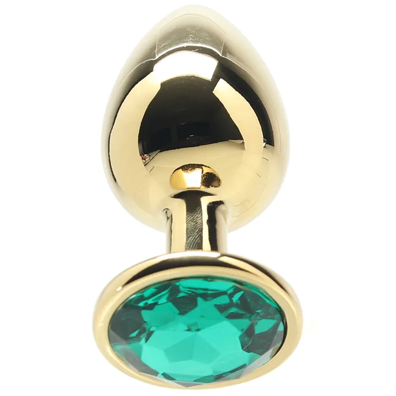 Big Sale Ouch!GreenRoundGemGoldPluginMedium