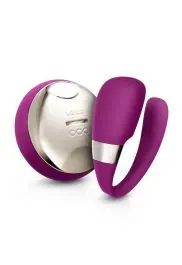 Genuine Lelo Tiani 3 - Remote Controlled Couples Vibrator (Deep Rose)