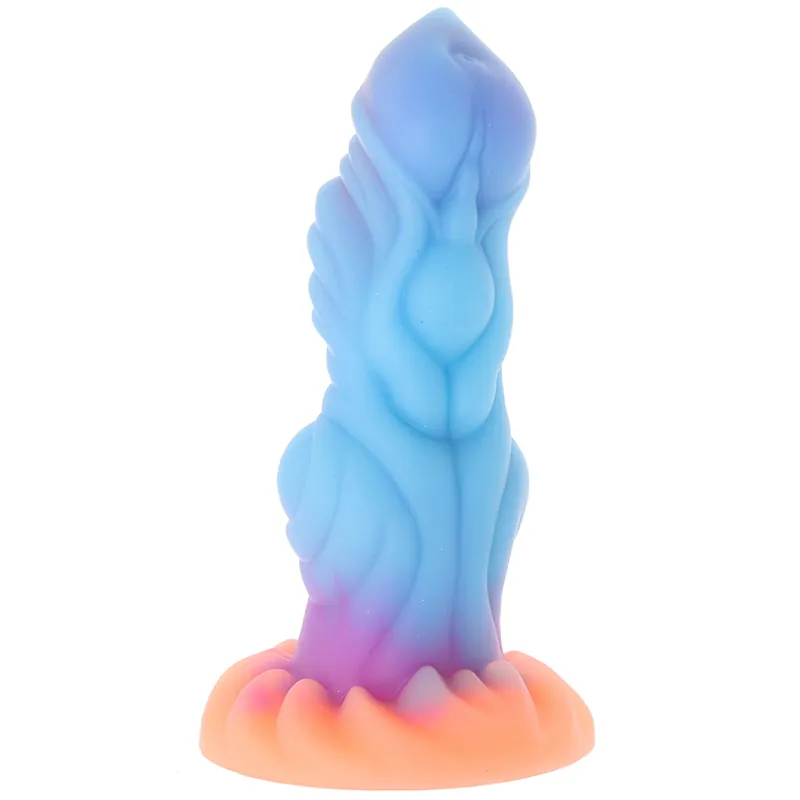 Bulk Order CreatureCocksAlienInvaderGlow-in-the-DarkDildo
