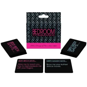 Bedroom Commands Card Game Place Order