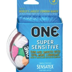 Affordable One Super Sensitive Condoms - Box Of 3