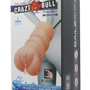 Crazy Bull No Lube Vagina Masturbator Sleeve - Ivory Popular
