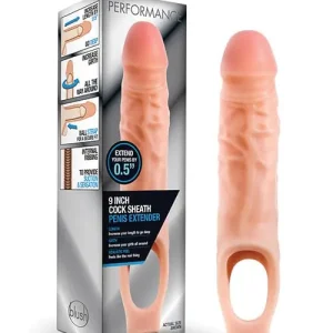 Blush Performance 9" Cock Sheath Penis Extender - Flesh Special Offer