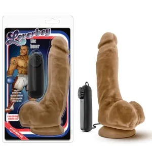 Blush Loverboy The Boxer 9" Vibrating Realistic Cock - Mocha In Demand