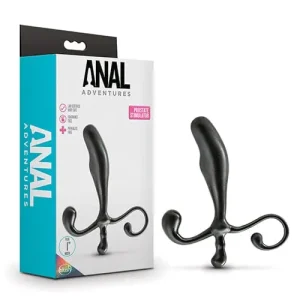 Blush Anal Adventures Prostate Stimulator - Black Certified