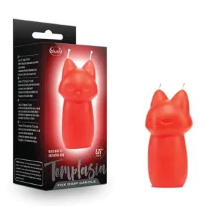 Blush Temptasia Fox Drip Candle - Red Express Delivery