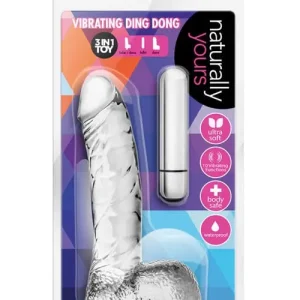 Blush Naturally Yours Vibrating Ding Dong - Clear Time-Limited