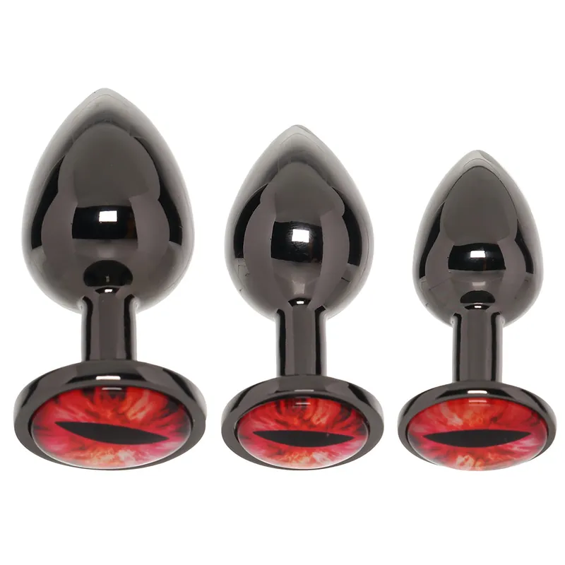 CreatureCocksSinisterEyesMetalButtPlugSet Brand New
