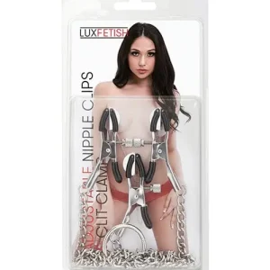 Lux Fetish Adjustable Nipple Clips & Clit Clamp Grab Now