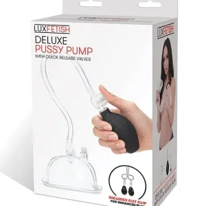 Instant Buy Lux Fetish Deluxe Pussy Pump with Quick Release Valves