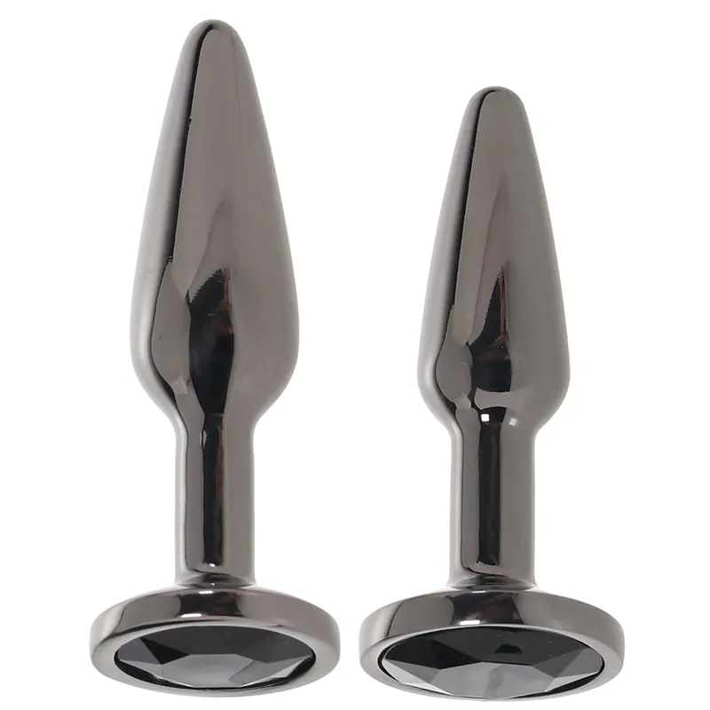 Brand New RearAssets2PieceButtPlugKitinGunmetal