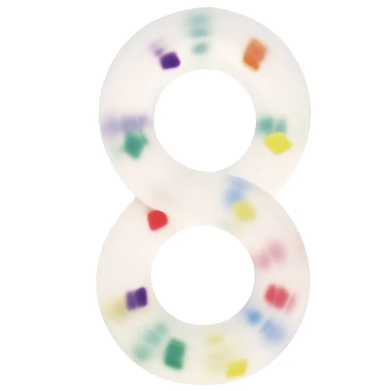 AlphaCrazy8PartySiliconeCockRing Free Shipping