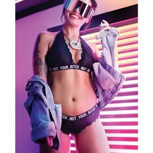 Vibes Not Your Bitch Bralette & Cheeky Panty No Minimum Order
