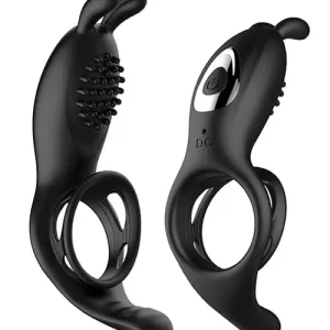 Bliss Hummingbird Vibrating Cock Ring - Black Seasonal Sale