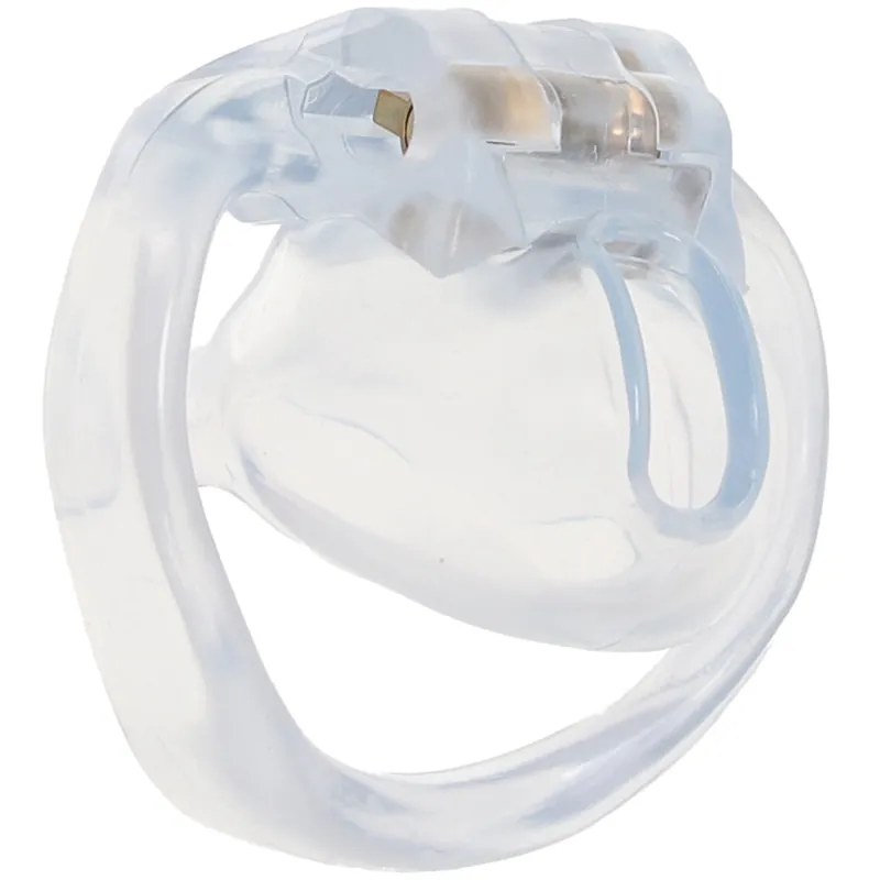BluelineSmallDickAcrylicMiniChastityCage Direct From Factory