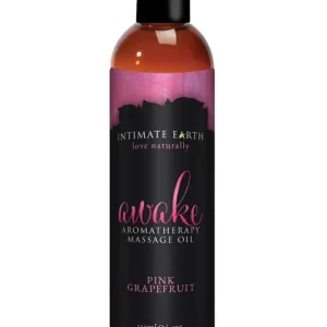 Affordable Intimate Earth Awake Massage Oil - 120 mL Black Pepper & Pink Grapefruit