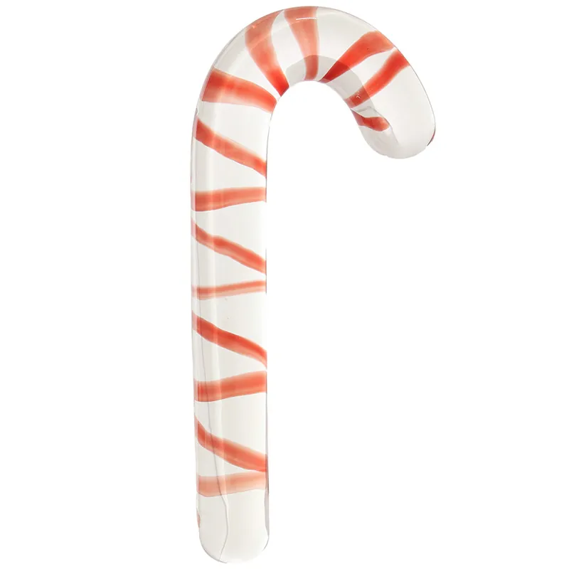 Direct From Factory gläsCandyCaneDreamGlassDildo