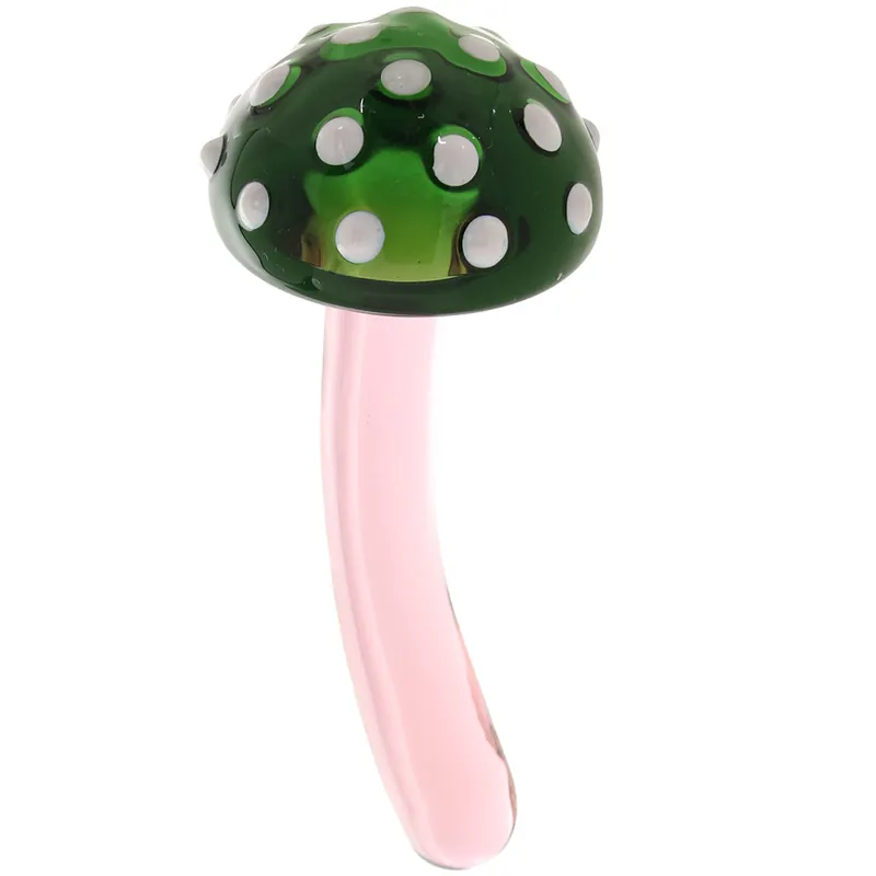 Clearance gläsMagicMushroomGlassDildo