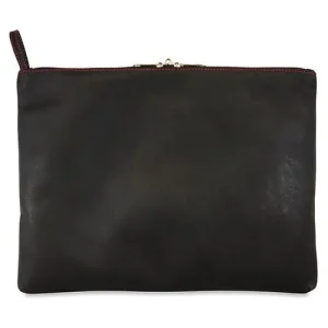 Bargain Sultra Leather Toy Bag with Lockable Pullers & Inside Pockets - Black