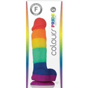 Colours Pride Edition 5" Dong with Suction Cup Special Discount