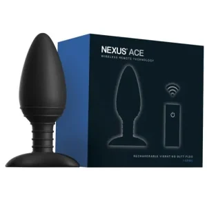 Nexus Ace Remote Control Butt Plug Large - Black Shop Now