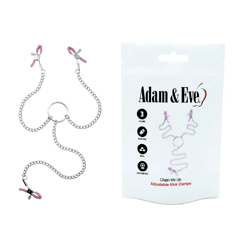 Adam&EveChainMeUpKinkClamps In Demand