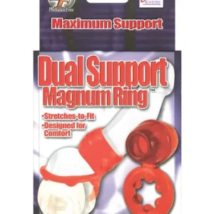 Dual Support Magnum Ring - Red High Quality