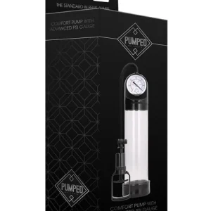 Cheap Shots Pumped Comfort Pump with Advanced Psi Gauge - Transparent