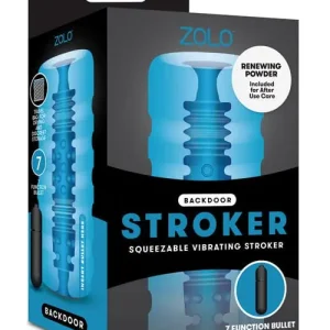 Viral ZOLO Backdoor Squeezable Vibrating Stroker