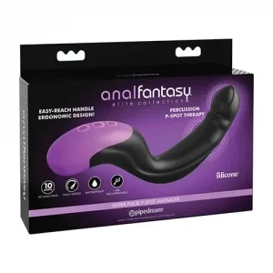 Anal Fantasy Elite Collection Hyper Pulse P Spot Massager - Black Holiday Sale