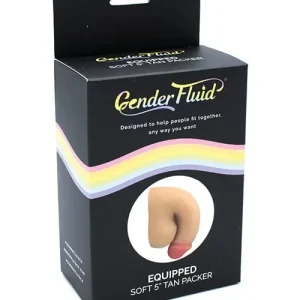 Free Delivery Gender Fluid 5" Equipped Soft Packer