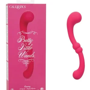 Deal Pretty Little Wands Curvy Massager - Pink