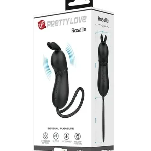 Factory Price Pretty Love Rosalie Tethered Clit Stim - Black
