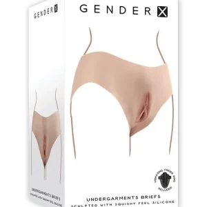 Budget Gender X Vagina Briefs Undergarments - Light