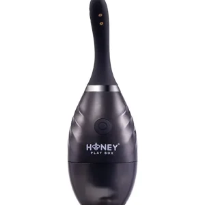 Bulby Auto Spray Anal Douche System - Black Money Back Guarantee