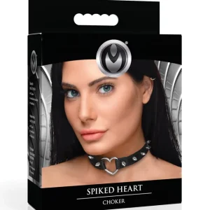 Budget Master Series Spiked Heart Choker