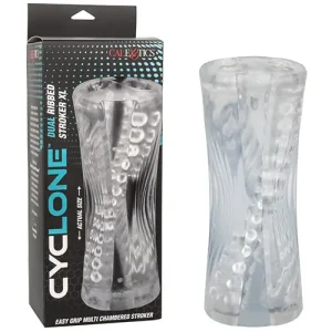 Crafted Cyclone Dual Ribbed Stroker XL - Clear