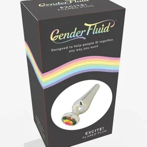 Budget Gender Fluid Excite! Flared Plug - Silver