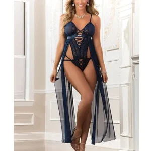 Big Sale Long Dress Strappy Teddy O/s