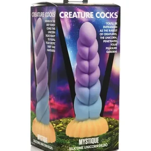 Creature Cocks Unicorn Silicone Dildo - Multi Color Fast Shipping