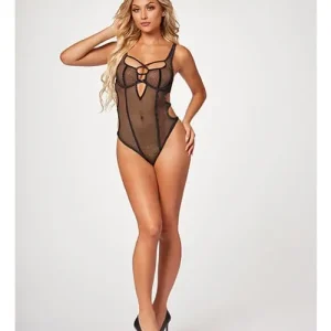 Fishnet Strappy High Cut Leg Teddy Best Seller