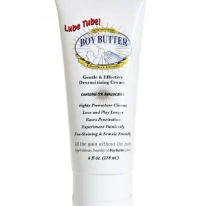 Brand New Boy Butter Desensitizing Comfort Cream - 6 oz. Lube Tube