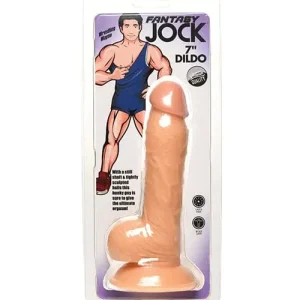 Curve Toys Jock Wrestling Wayne 7 Inch Dildo with balls - Light Price Cut