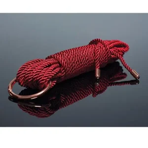 Reduced Price Pleasure Collection Silky Smooth Rope - Red / rose Gold