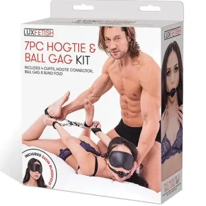 Lux Fetish 7 Pc Hogtie & Ball Gag Kit Save Now