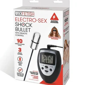 Clearance Lux Fetish Electro Sex Shock Bullet with remote