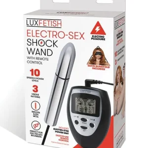 Buy Online Lux Fetish Electro Sex Shock Wand with remote