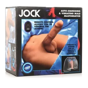 Curve Toys Jock Vibrating & Squeezing Male Masturbator W/poseable Dildo Viral
