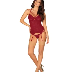 Direct From Manufacturer ObsessiveIvetta-CorsetAndThong